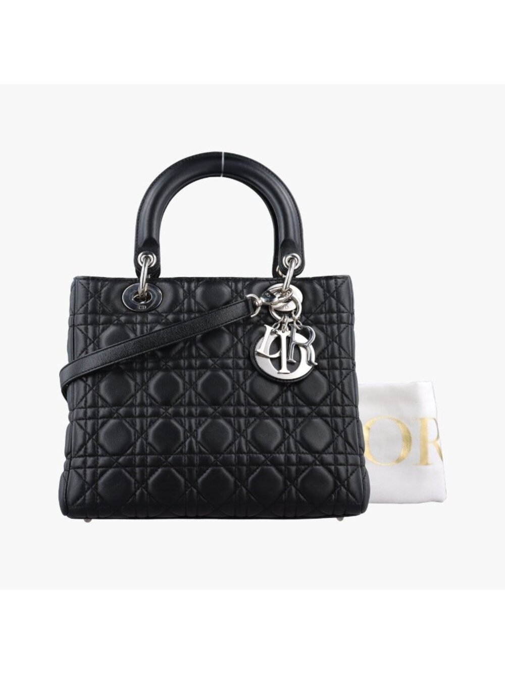 Dior Black Lambskin Handbag
